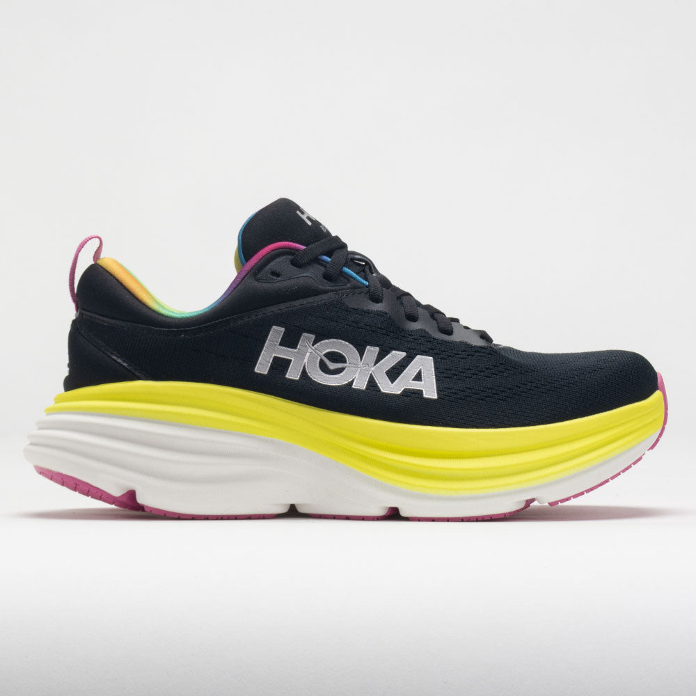 HOKA Bondi 8 Men's Black/Citrus Glow – Holabird Sports