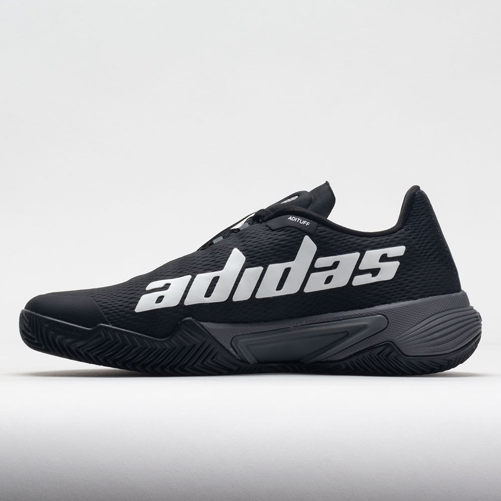 adidas Barricade Clay Men's Black/White/Grey – Holabird Sports